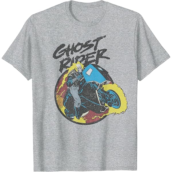 Amazon | マーベル ゴーストライダー ダーク アンティーク調ポスター T